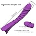 Rechargeable Vibrator - New Silence Motor Technology - Wireless Waterproof & Silicone - Strong G-Spot Stimulation - Sex Toy for Women or Couples By Linglong (Purple)