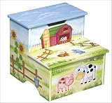 GuideCraft Farmhouse Collection Storage Step - Up