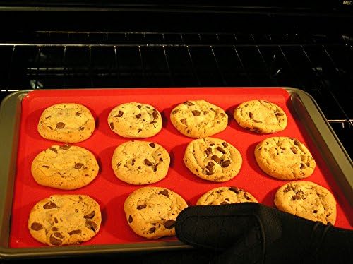 Premium Silicone Baking Mat Sheet Liner 2Pk Non Stick Pastry Mat Bakeware Set Easy Clean up Food Grade No Bpa