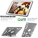 TIANLI ArmorBox [Three Layer] Convertible [Heavy Duty] Rugged Hybrid Protective with Kickstand Case for iPad Air 2,Grey/Grey