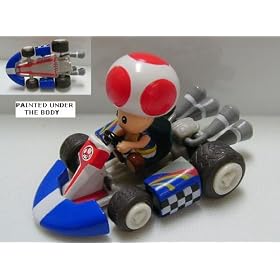 Nintendo World Store Tiny Mini Super Mario Kart Figure Toad