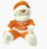 Tennessee Volunteers 22 Collegiate Snowflake Friends Cloth Snowman