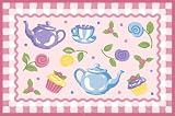 Tea Party Rug OLIVE KIDS 19 x 29 Rug