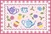 Tea Party Rug OLIVE KIDS 19 x 29 Rug