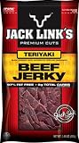 Jack Link's Beef Jerky, Teriyaki, 3.65-Ounce Packages (Pack of 6)