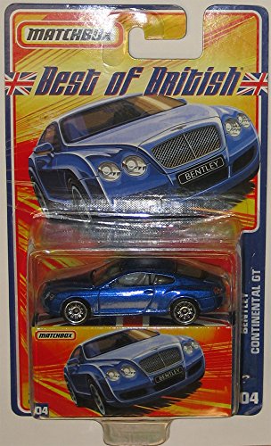 Bentley Continental Gt Matchbox Best Of British Series Blue