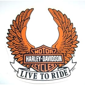 Harley Davidson~ Harley Davidson Sticker~ Approx 4.75