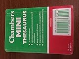 Chambers mini thesaurus
