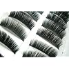 10 Pairs Of Soft Black Fake False Eyelashes Eye Lashes (#510)