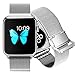 Apple Watch Band W Metal Clasp, Aerb Milanese Loop Stainless Steel Mesh Replacement Strap Wrist Band for Apple Watch & Sport & Edition - 38mm