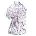 Jolie - Ladies Plus Size Robe And Slipper Set, White