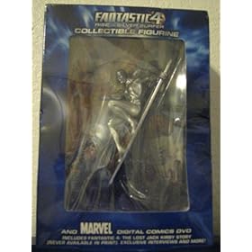  Fantastic 4 Rise of the Silver Surfer Figure & Digital Comics DVD *EXCLUSIVE*