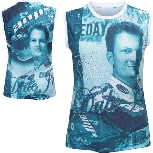 Buy Chase Authentics Dale Earnhardt, Jr. Ladies All Over Print Tank by Chase Authentics