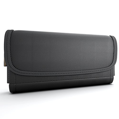 CellBee Nylon Heavy Duty Horizontal Pouch Carrying Case with Stainless Belt Clip for Apple iPhone 6 Plus 5.5-Inch
