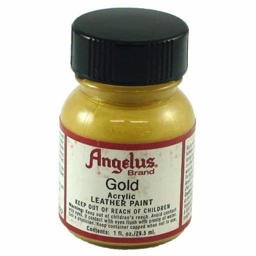 Springfield leather company s gold acrylic leather pain…