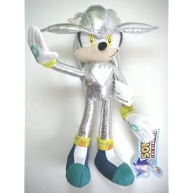 Sega Sonic the Hedgehog Plush Series - Metal Sonic in Silver 9in Sega Sonic the Hedgehog Plush Series - Metal Sonic in Silver 9in