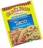 Old El Paso Low Salt Taco Seasoning Mix, 1-Ounce Packages (Pack of 32)