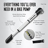 Mini-Bike-Pump-with-BONUS-Glueless-Puncture-Repair-Kit-Fits-Presta-Schrader-No-Valve-Changing-Needed-120-PSI-Mini-Portable-Cycle-Frame-Pump-for-All-On-Off-Road-Tires Mini-Bike-Pump-with-BONUS-Glueless-Puncture-Repair-Kit-Fits-Presta-Schrader-No-Valve-Changing-Needed-120-PSI-Mini-Portable-Cycle-Frame-Pump-for-All-On-Off-Road-Tires