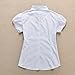 Women Summer Short Sleeve Shirt Casual T Shirts Black White Formal Work Wear Tops