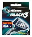 Gillette MACH3 Systemklingen 6er + GRATIS ProGlide Power Klinge inkl. Adapter