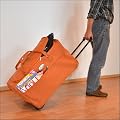 Leonardo Trolley-Reisetasche Lederimitat