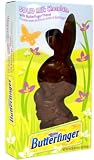 Solid Milk Chocolate Easter Bunny with Butterfinger Pieces 5.5oz.