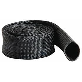 HeatShield 204003 Black 7/16" ID x 3' Brake Line Heat Shield Sleeve