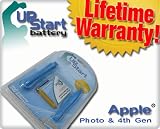 iPod Photo Battery and 4th Generation iPod Battery - Premium Quality, Lifetime Warranty by UpStart Battery