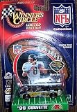 Jacksonville Jaguars 1999 Corvette NFL Diecast 1:64 Scale with Mark Brunell Display Stand by Winner's Circle WC Football Collectible