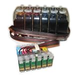 Bulk Continuous Ink System (CIS) for: Epson R200 R300 R300M R340 RX500 RX600 RX620 (Related Cartridge # : T048120, T048220, T048320, T048420, T048520, T048620)