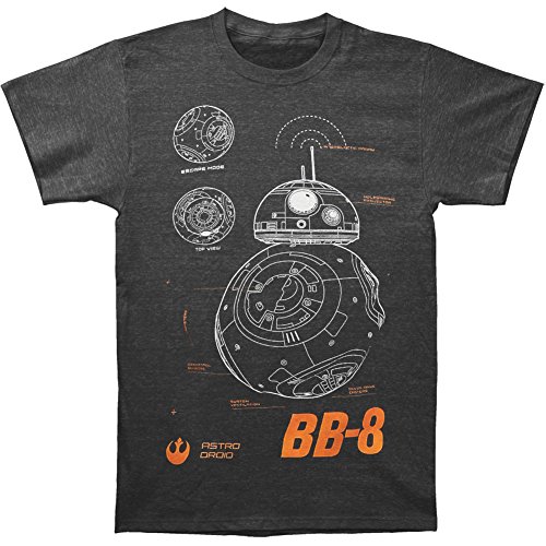 Star Wars Men's BB-8 T-shirt Charcoal