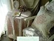 Vintage Hand Battenburg LightGreen Table Cloth-Round35"