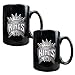 Sacramento Kings NBA 2pc Black Ceramic Mug Set - Primary Logo by Great American Products