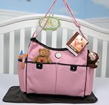 51tFNQuymuL. SL160  SOHO Soft Pink Diaper bag with changing pad station
