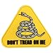 Maxpedition Gear Don't Tread on Me Patch, 3 x 2.6-Inch