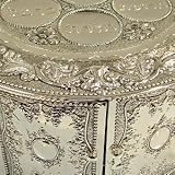 IMAGE OF Kosher Gift Basket - Large Silver Seder Plate (USA)