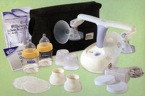The First Years Natural Transitions Double Electric/Battery Breast Pump Complete Kit BPA FREE