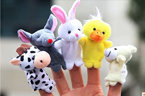 Imagen 9 de Marioneta Diminuta para el Dedo de los Niños Juego de Animales Aleatorios