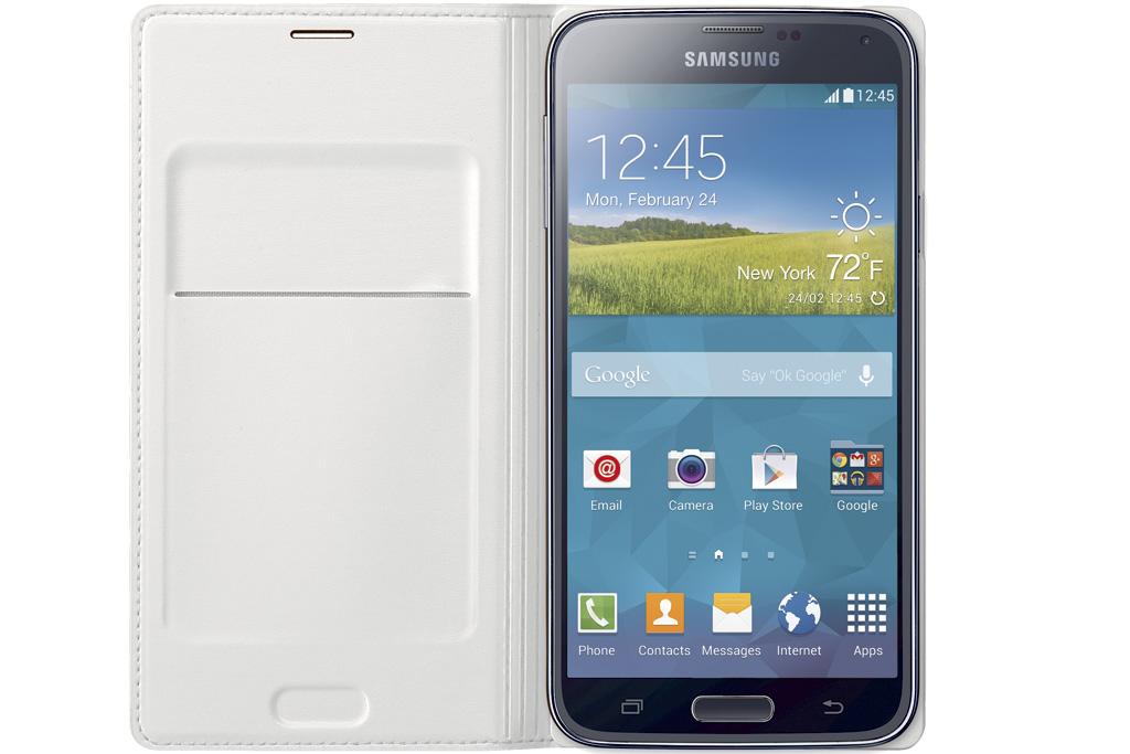 Amazon.com: Samsung Galaxy S5 Case Flip Cover Wallet Folio, White ... Amazon.com: Samsung Galaxy S5 Case Flip Cover Wallet Folio, White ...