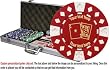 Custom Poker chip Set: Ace King image & your custom text printed on the chips. 500 11.5 gram chip w/case & more. Custom Poker chip Set: Ace King image & your custom text printed on the chips. 500 11.5 gram chip w/case & more.