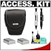 Electronics : Vidpro SLR Holster Camera Case + 2 NB-2LH Batteries + Accessory Kit for Canon EOS Rebel XT & XTi Digital SLR Cameras