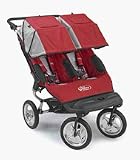 City Series Double Baby Jogger Stroller with 12 Wheels (Cherry Red) from The Baby Jogger