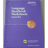 elements of literature 6th course language handbook worksheets answer key
