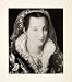 1897 Photogravure Bianca Cappello Portrait Florence Renaissance Ruff Costume - Original Photogravure