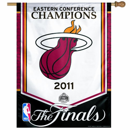 NBA Miami Heat Conference Champs 27-by-37 Inch Vertical Flag