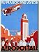 AFFICHE 50X70cm PUBLICITE RETRO AU MAROC PAR AVION AEROPOSTALE