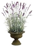 20" Artificial Lavender in Footed Pot