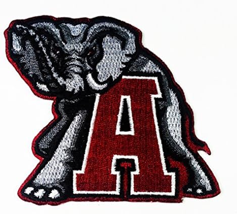 Alabama Crimson Tide Logo Embroidered Iron Patches /For Collection/with High Quality
