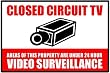VIDEO SURVEILLANCE Warning Sign with 3M Reflective Vinyl Coating "12x18"