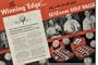 "The Winning Edge ... the plus built into Wilson Golf Balls" featuring Patty Berg, 1946 Women's Open Chamion; Sam Snead, 1946 British Open Champion; and Lloyd Mangrum, 1946 U.S. Open Champion. ..... 1947 Wilson Golf Balls Ad, A2477A
